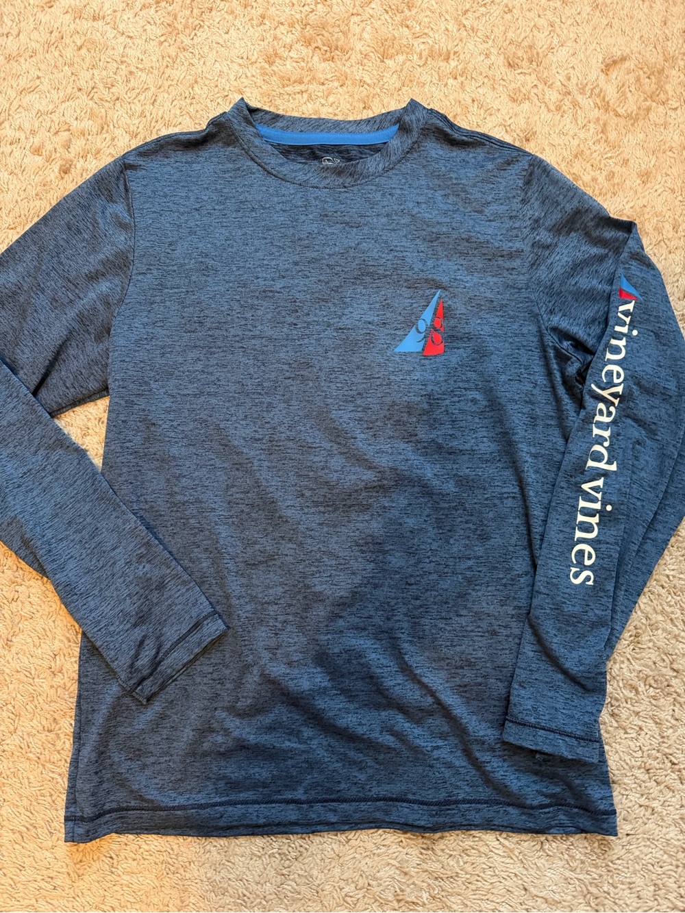 Boys Vineyard Vines LS Performance Tee